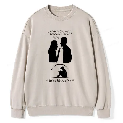 Pagewings Character Change Of The Enemies To Lovers Unisex Washed Sweatshirt