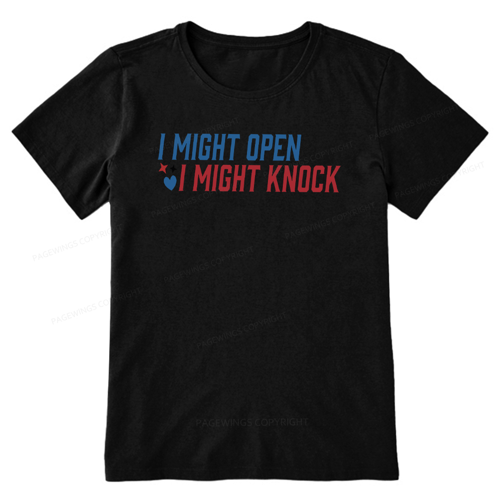 Pagewings I Might Knock Unisex Classic T-shirt