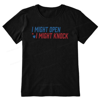 Pagewings I Might Knock Unisex Classic T-shirt