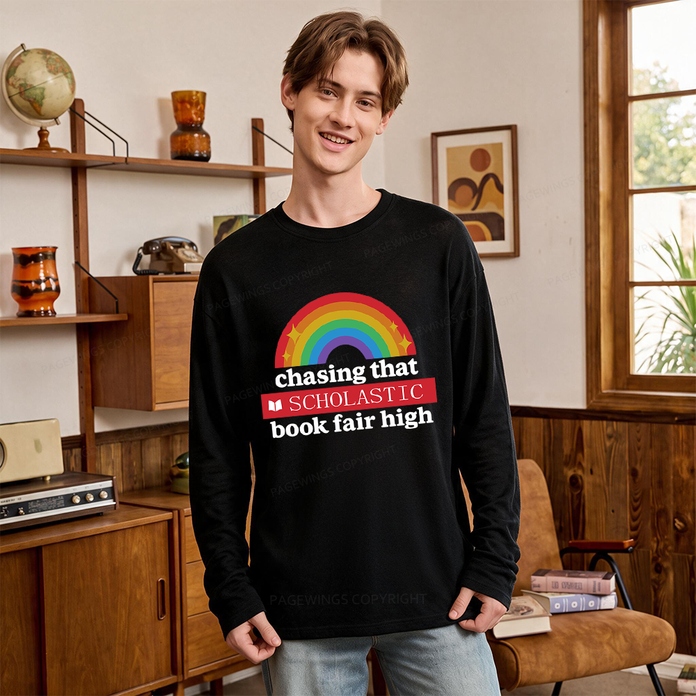 Pagewings Book Lovers Unisex Lightweight Long Sleeve T-Shirt