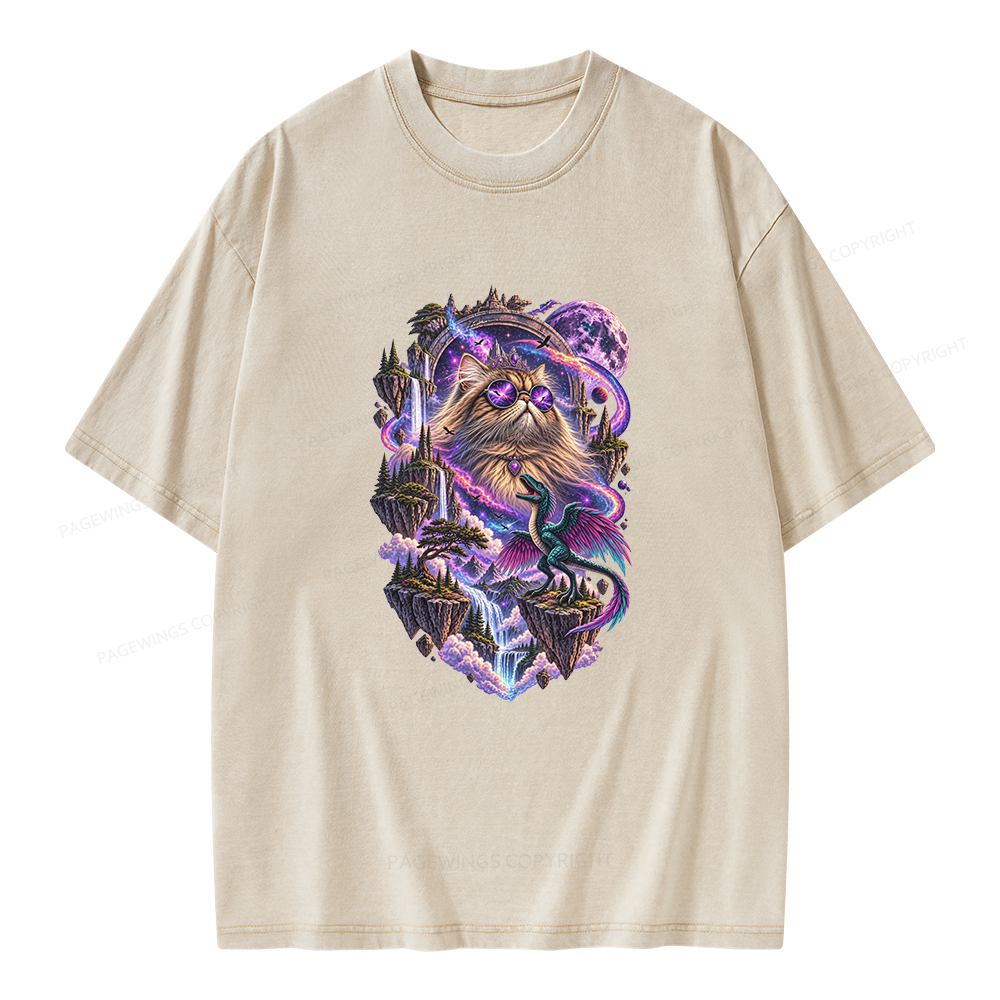 Pagewings Sci Fi Bookish Unisex Washed T-shirt