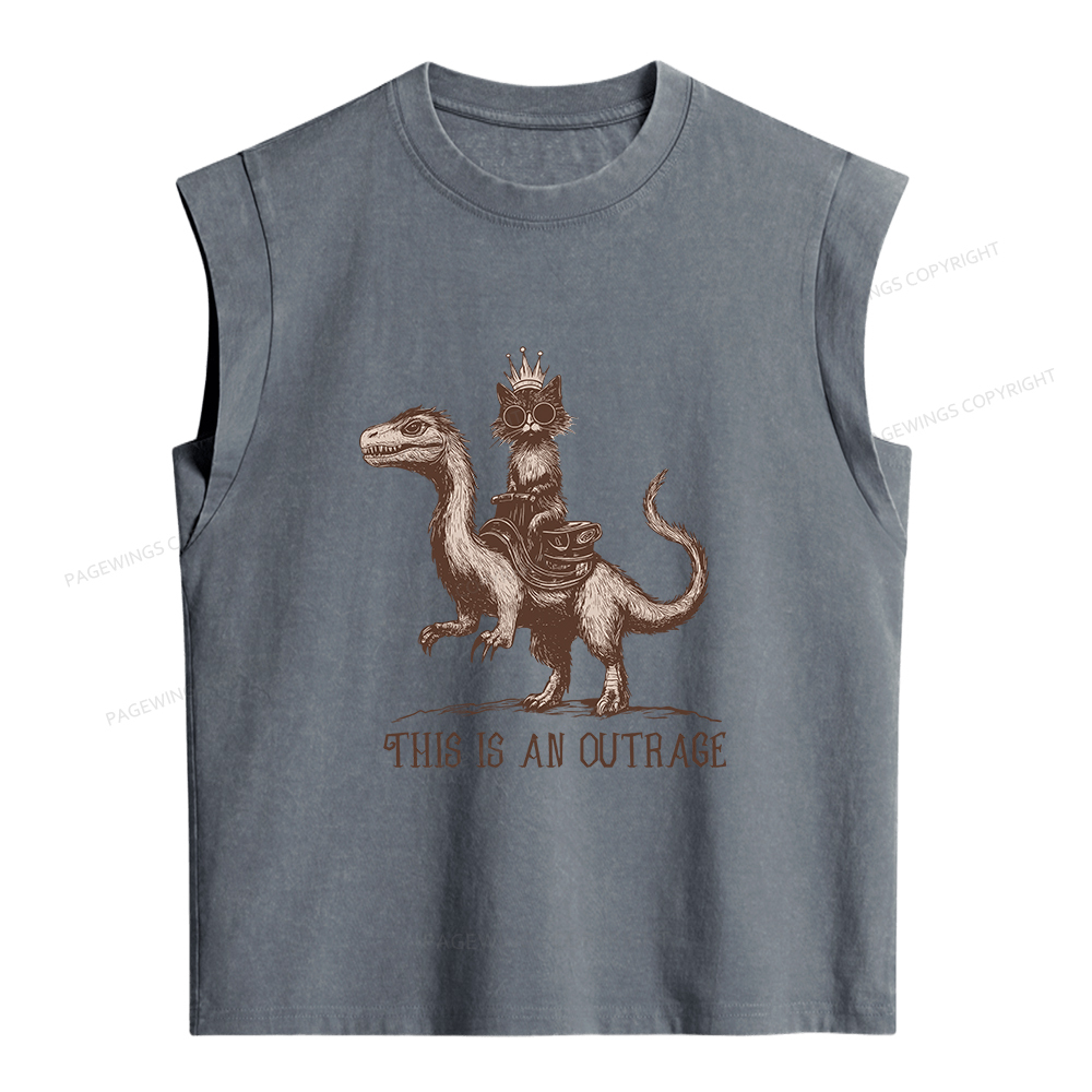 Pagewings Sci-Fi Book Lovers Women's Washed Tank Top