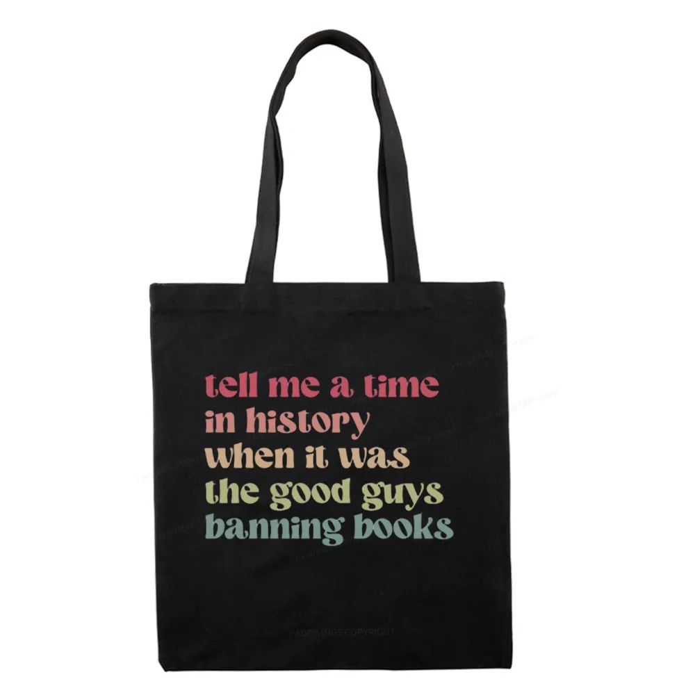 Pagewings Tell Me a Time in History Tote Bag