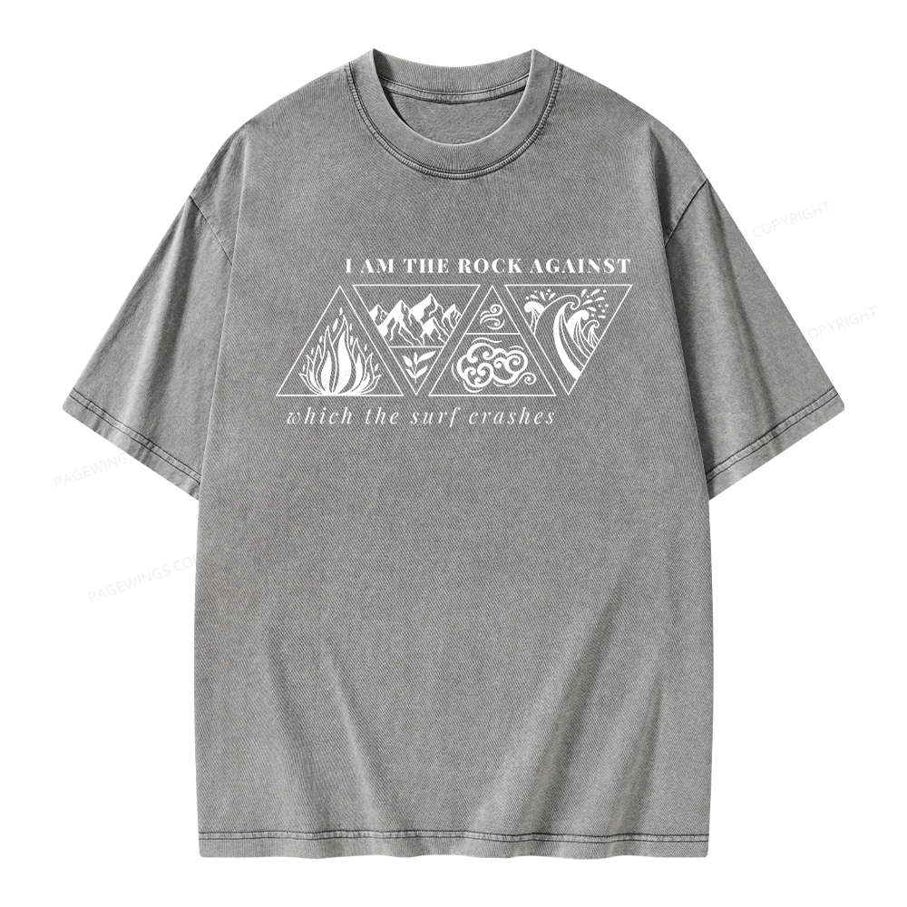 Pagewings Fantasy Bookish Unisex Washed T-shirt