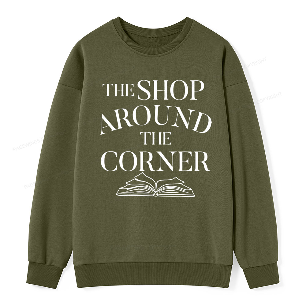 Pagewings The Shop Around The Corner Bookworm  Unisex Classic Sweatshirt