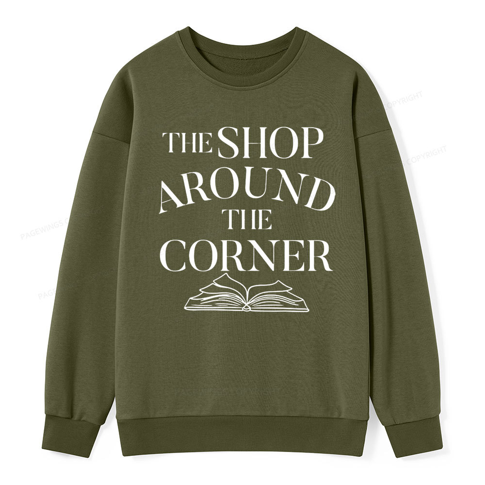 Pagewings The Shop Around The Corner Bookworm  Unisex Classic Sweatshirt