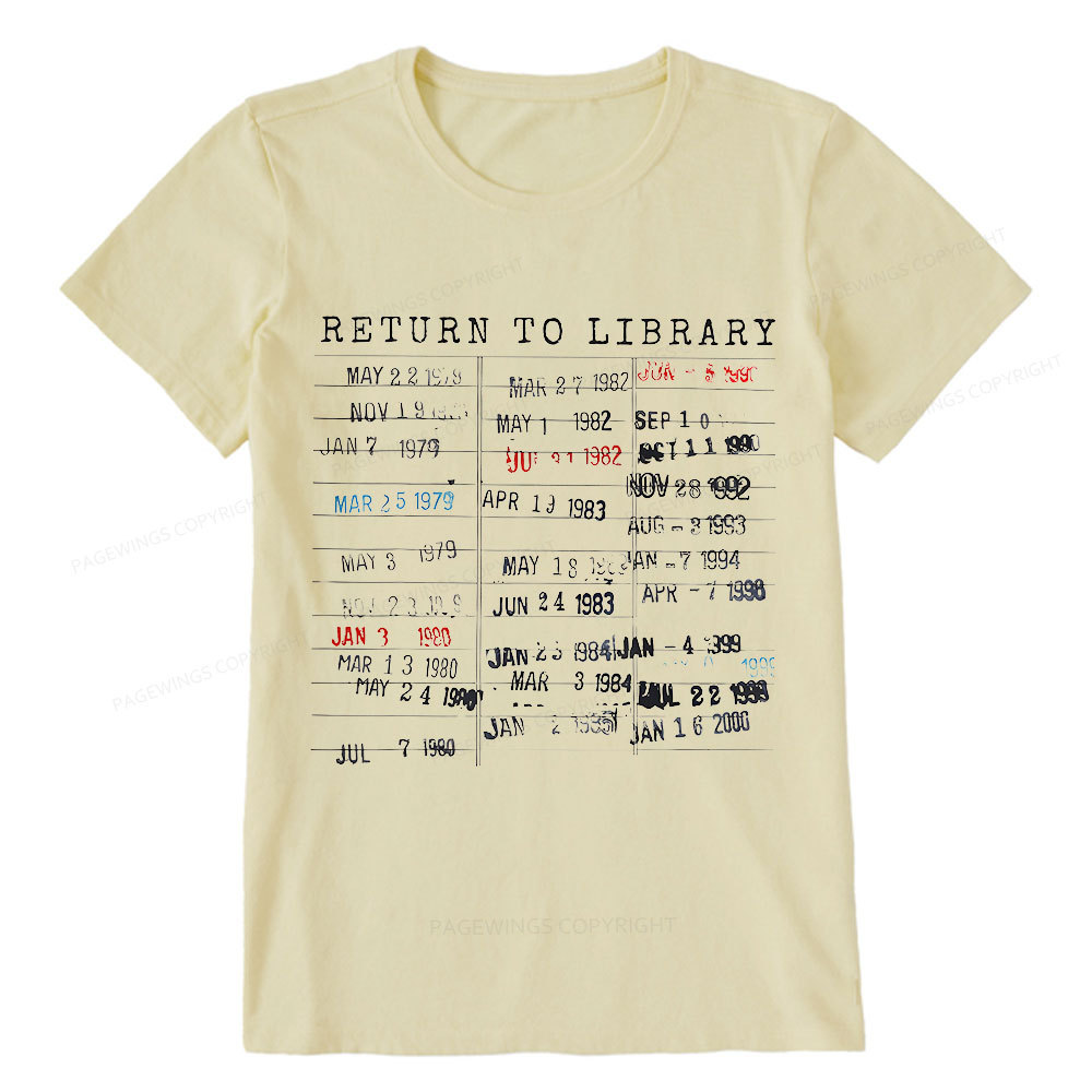 Pagewing Return To Library Unisex Classic T-shirt