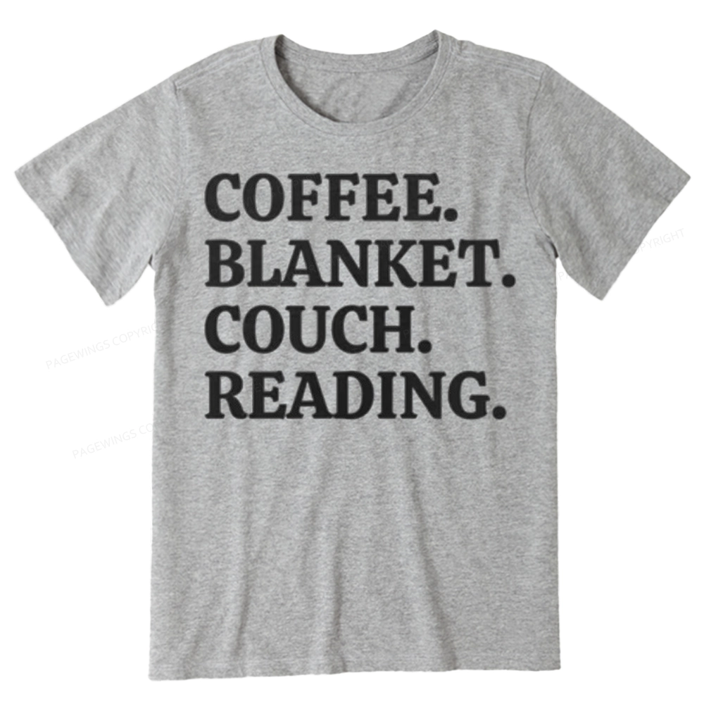 Pagewings Coffee Blanket Couch Reading Unisex Classic T-shirt