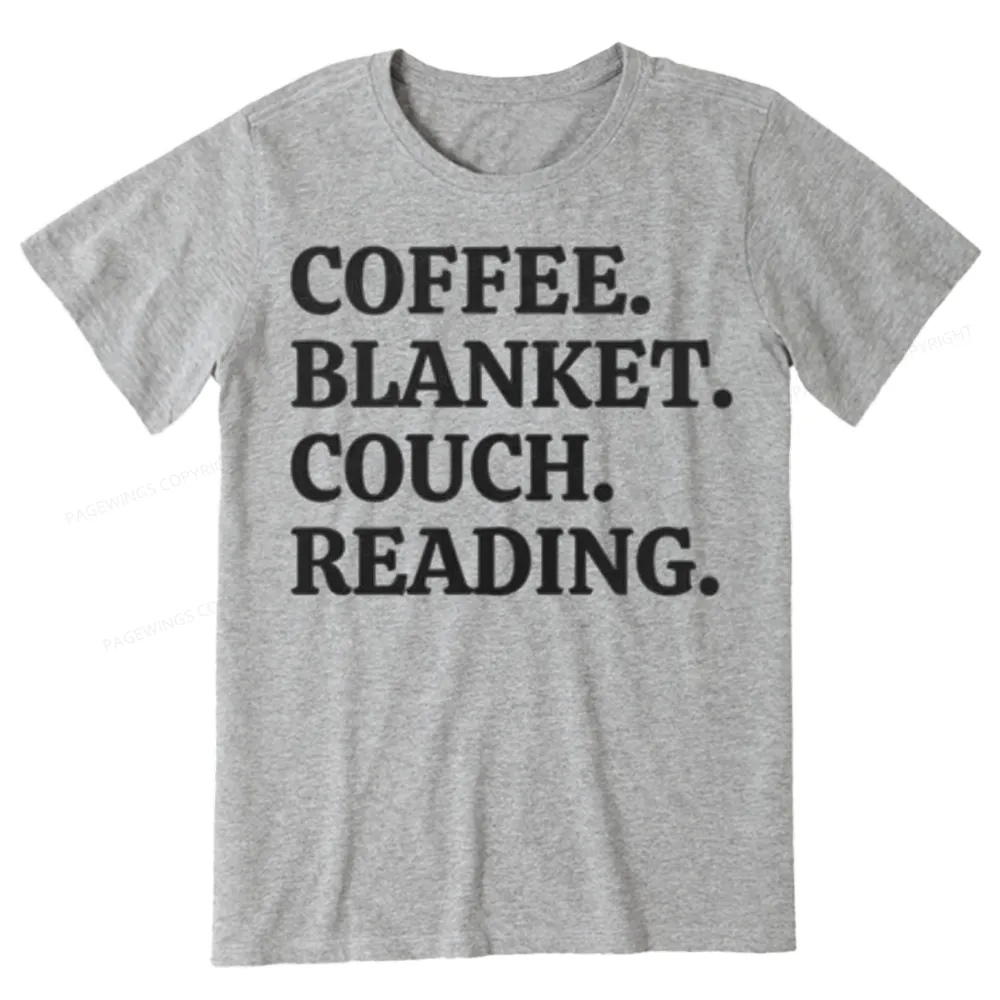 Pagewings Coffee Blanket Couch Reading Unisex Classic T-shirt