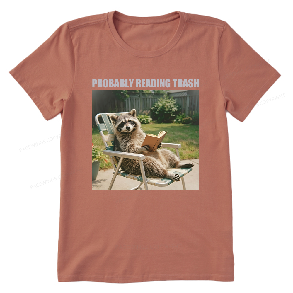 Pagewings Probably Reading Trash Unisex Classic T-shirt
