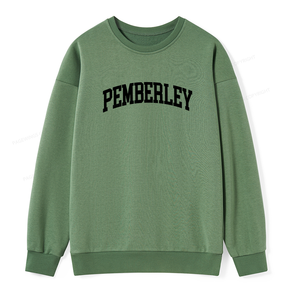 Pagewings Pride and Prejudice Pemberley Bookworm Unisex Classic Sweatshirt
