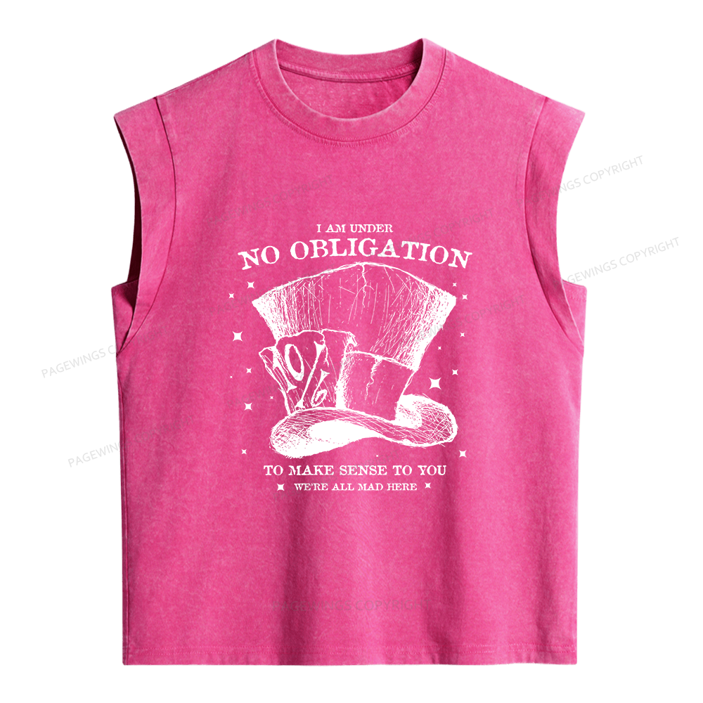 Pagewings Reading Fantasy Women's Washed Tank Top