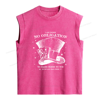 Pagewings Reading Fantasy Women's Washed Tank Top