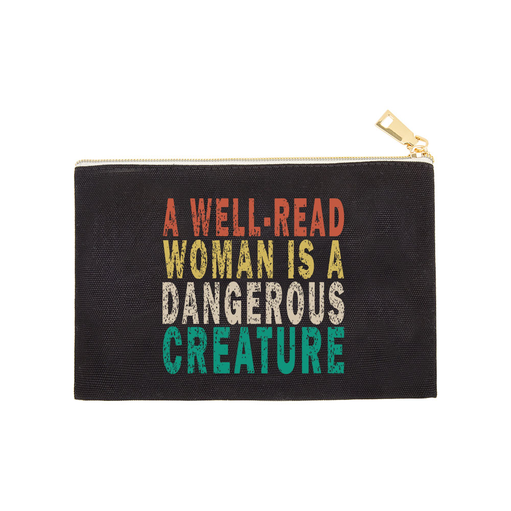 Pagewings A Well-Read Woman Is A Dangerous Creature Pouch