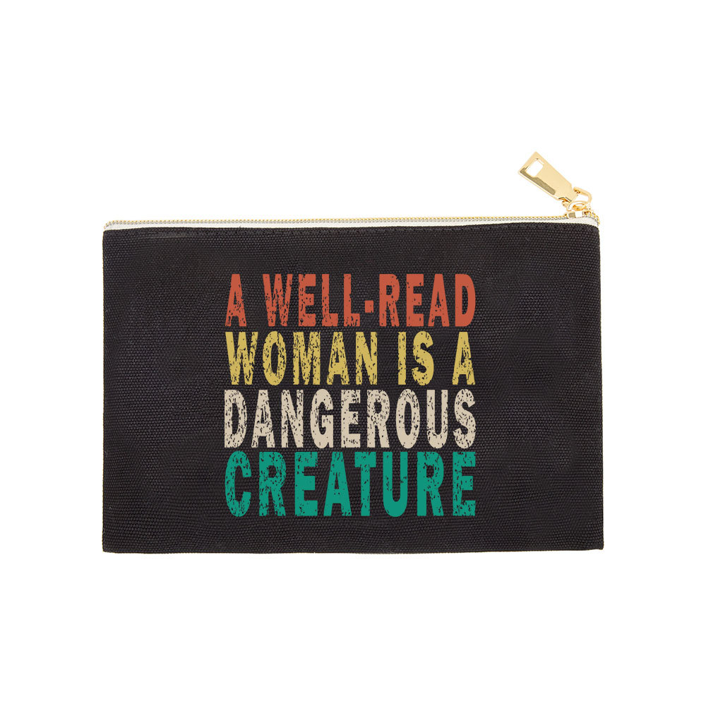 Pagewings A Well-Read Woman Is A Dangerous Creature Pouch