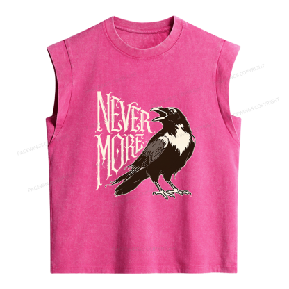 Pagewings Nevermore Women's Washed Tank Top