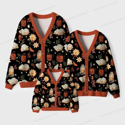 Pagewings Read More Books Unisex Ugly Cardigan Sweaters