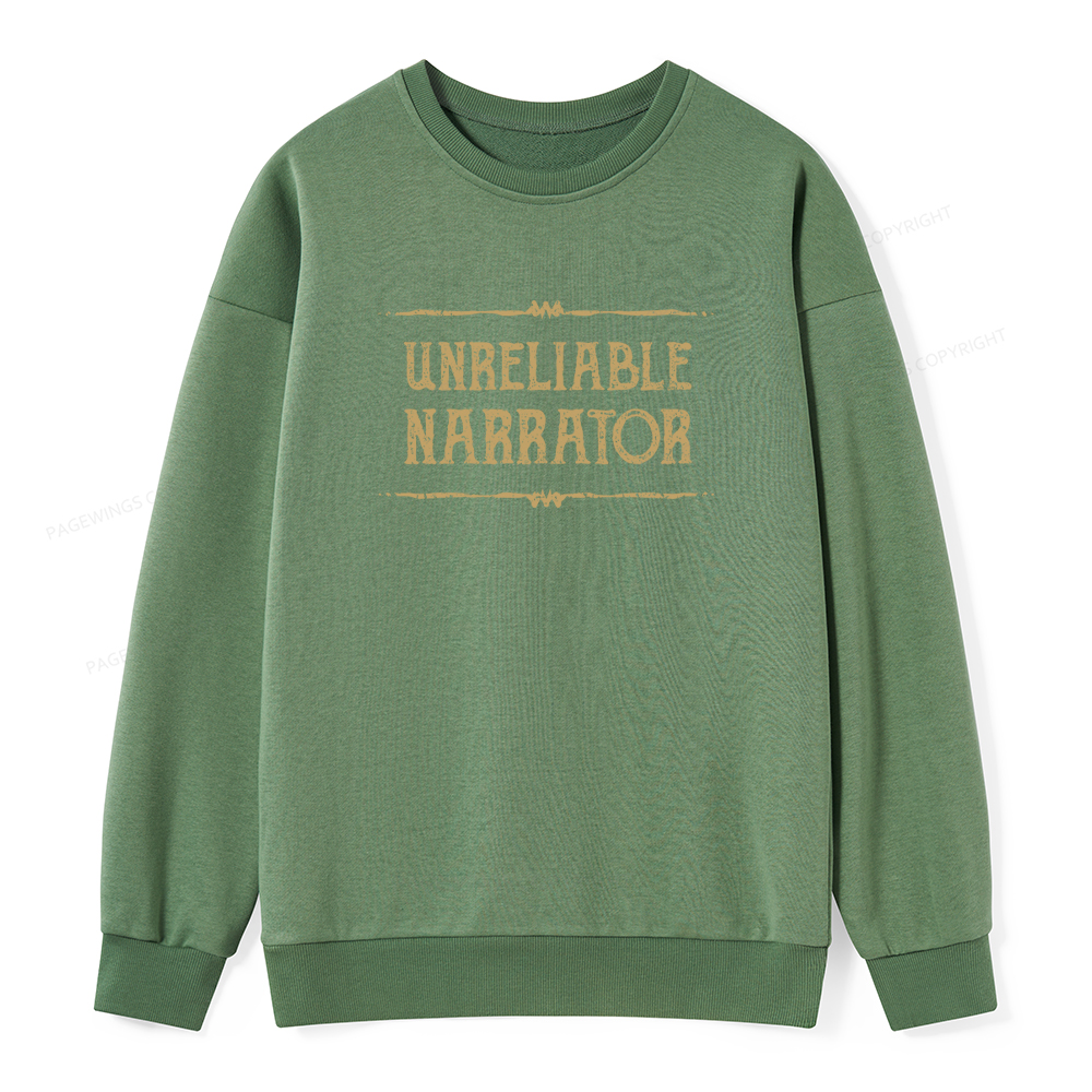 Pagewings Unreliable Narrator Unisex Classic Sweatshirt