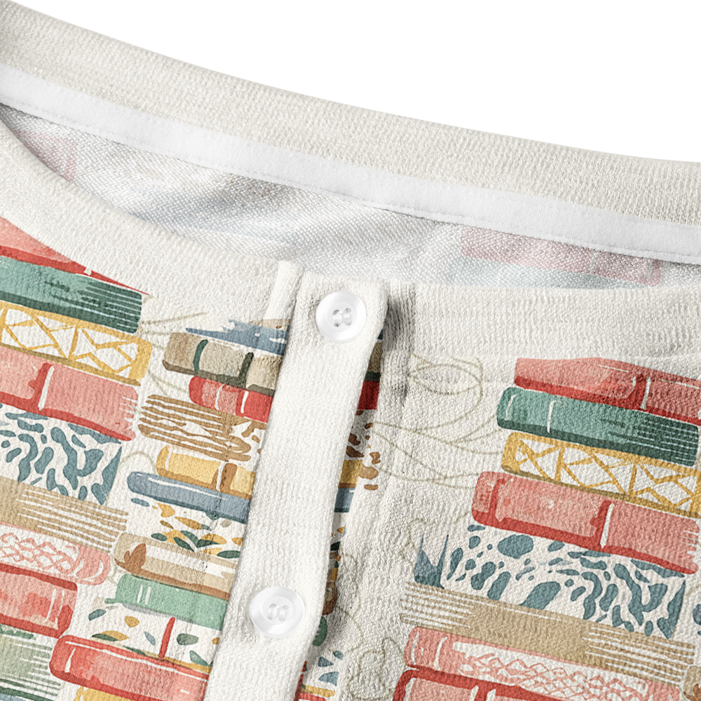 Pagewings Book Lover Crew Neck Cardigan Sweaters