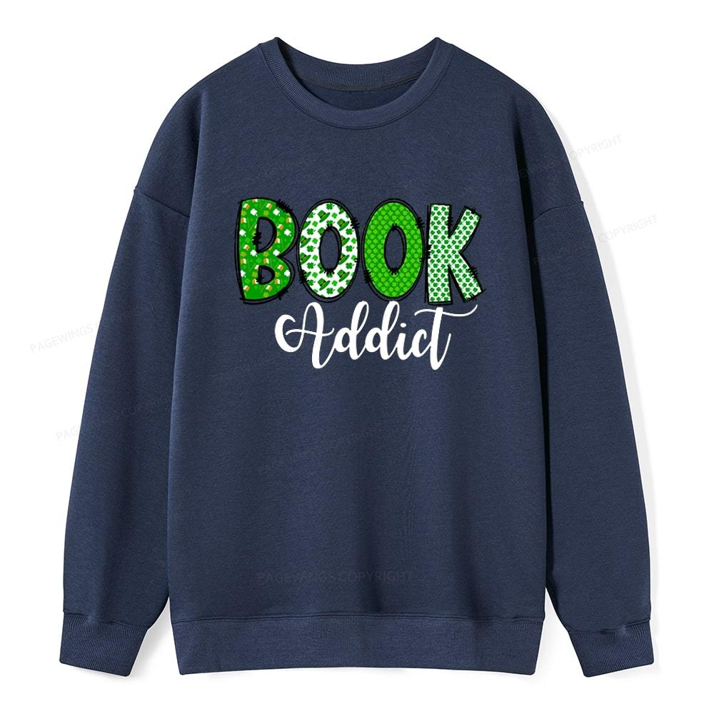 Pagewingsread t Patrick's Day Gift for bookworm,Book Lovers Unisex Classic Sweatshirt