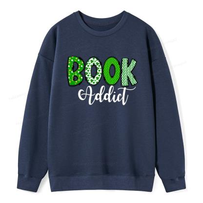 Pagewingsread t Patrick's Day Gift for bookworm,Book Lovers Unisex Classic Sweatshirt