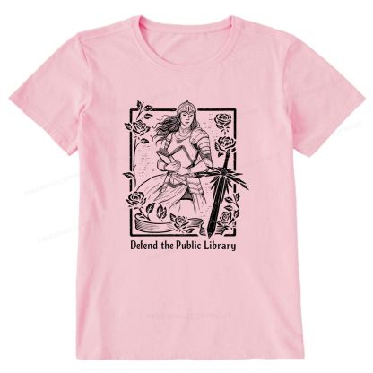 Pagewings Defend The Public Library Unisex Classic T-shirt
