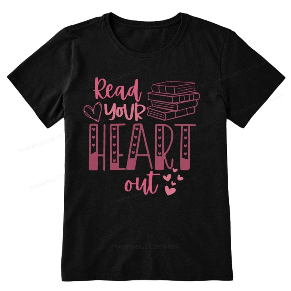Pagewings Valentine Sweatshirt Read Your Heart Unisex Classic T-shirt