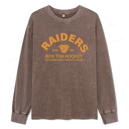 Pagewings Romance Book Unisex Washed Long Sleeve T-shirt