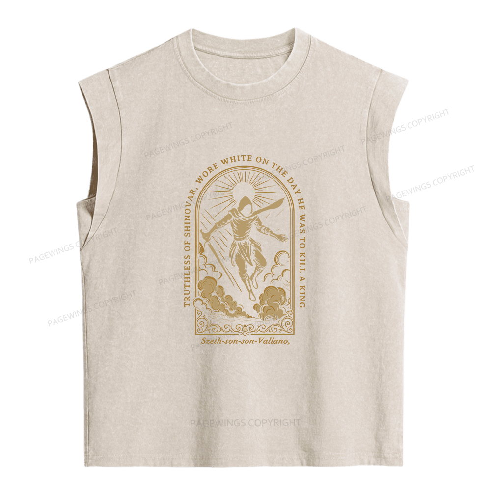 Pagewings Truthless of Shinovar Women's Washed Tank Top
