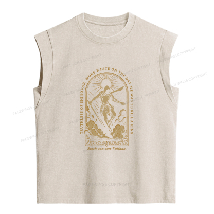 Pagewings Truthless of Shinovar Women's Washed Tank Top