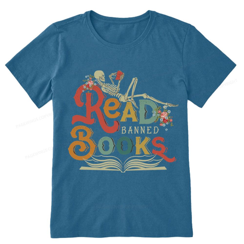 Pagewings Read Banned Books Unisex Classic T-shirt