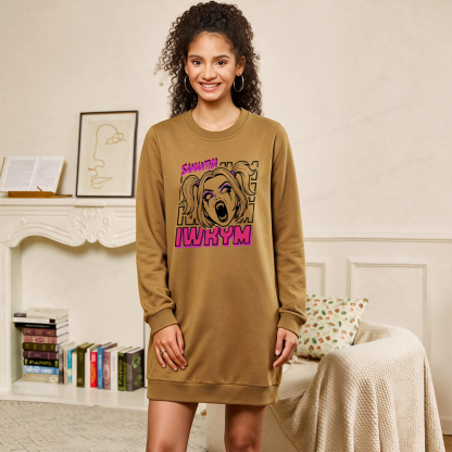 Pagewings Sci Fi Book Lover Sweatshirt Dress