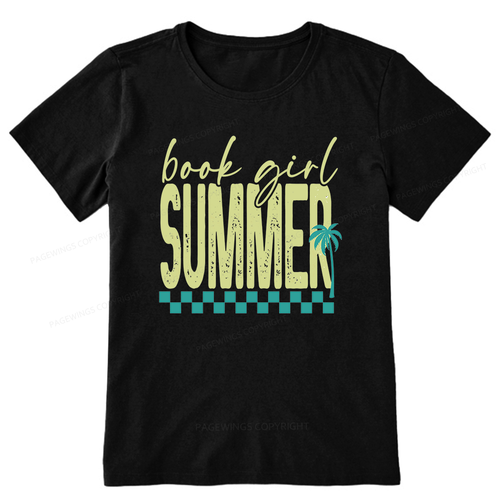 Pagewings Book Girl Summer Unisex Classic T-shirt