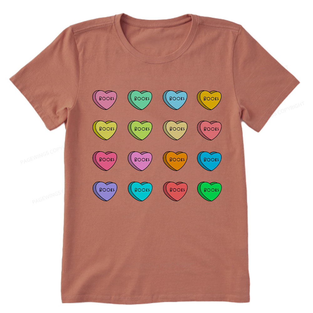 Pagewings Valentine's Day Librarian Unisex Classic T-shirt