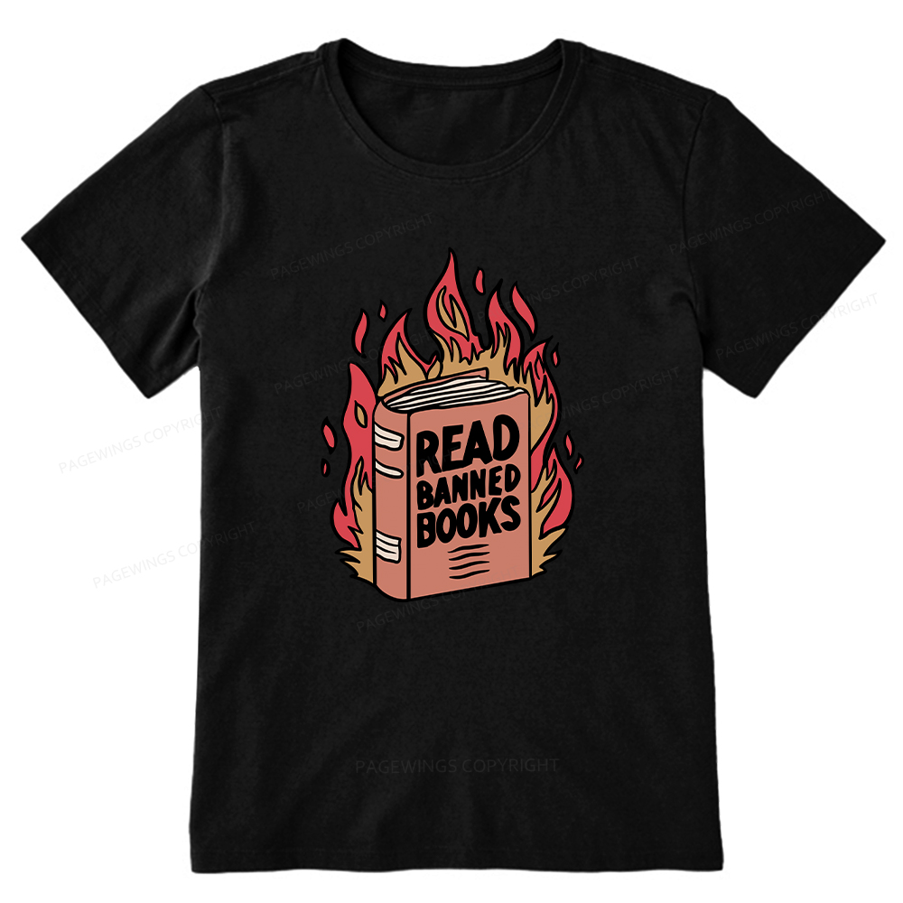 Pagewings Read Banned Books Shirt Unisex Classic T-shirt