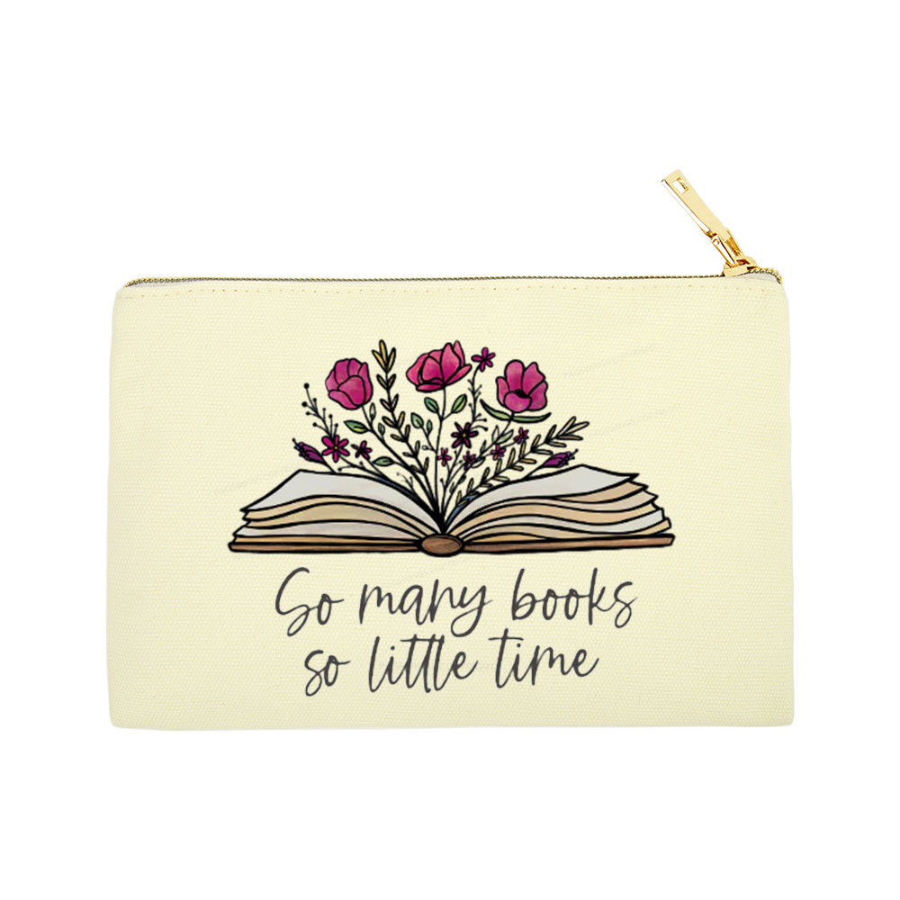 Pagewings So Many Books So Little Time Pouch