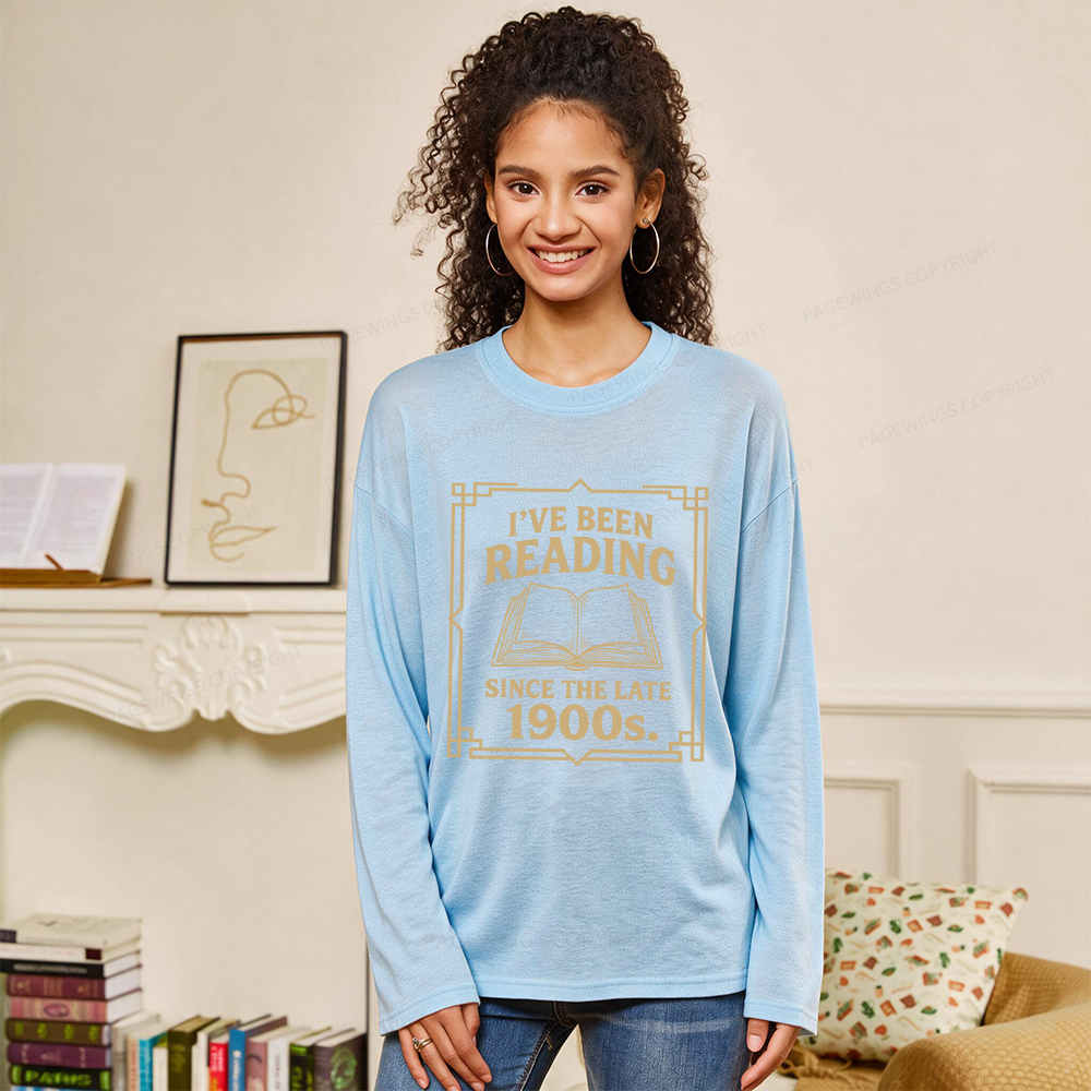 Pagewings I’ve Been Reading Unisex Lightweight Long Sleeve T-Shirt