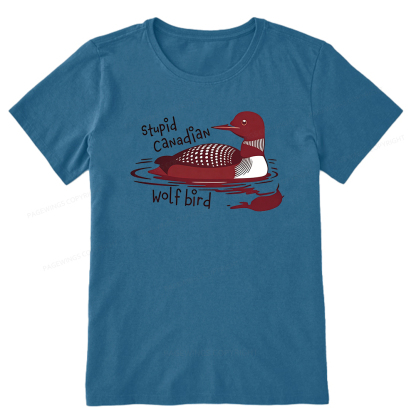 Pagewings Stupid Canadian Wolf Bird Unisex Classic T-shirt