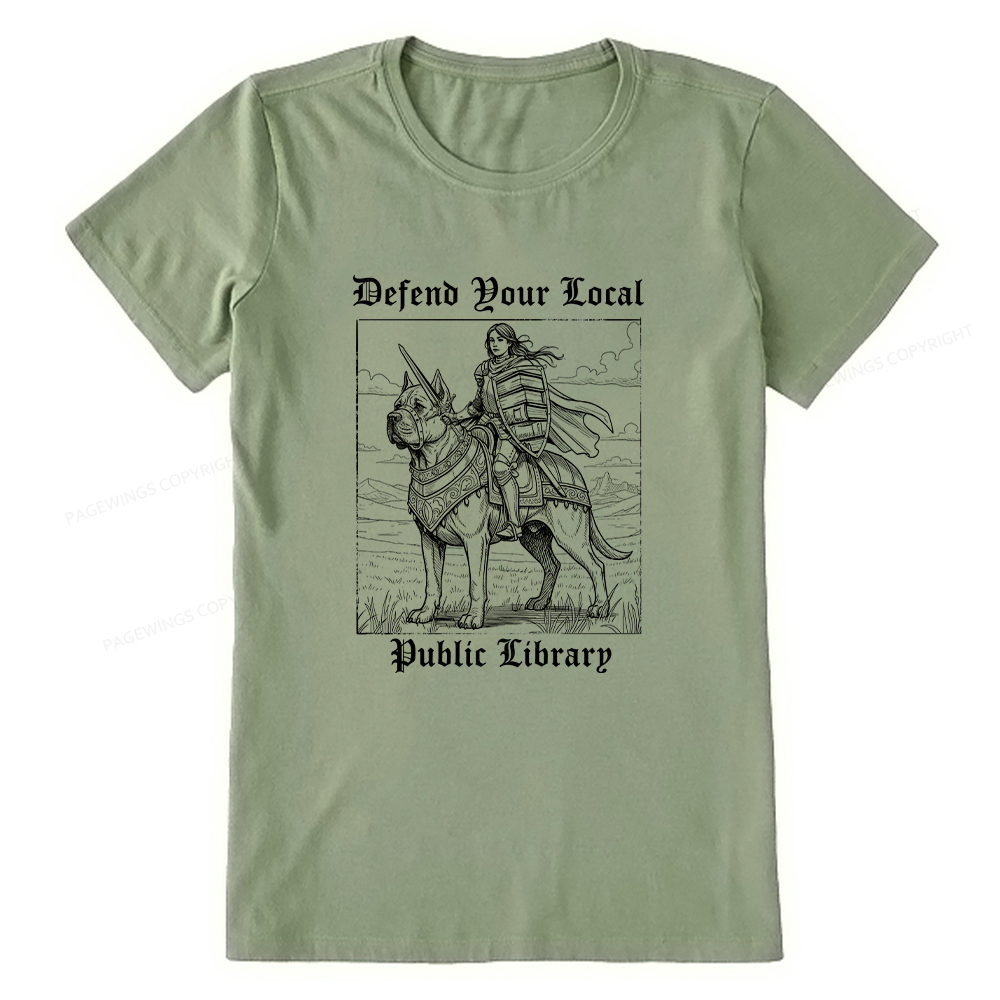 Pagewings Defend Your Local Public Library Unisex Classic T-shirt