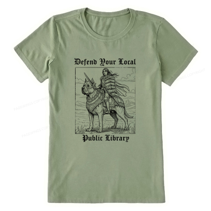 Pagewings Defend Your Local Public Library Unisex Classic T-shirt