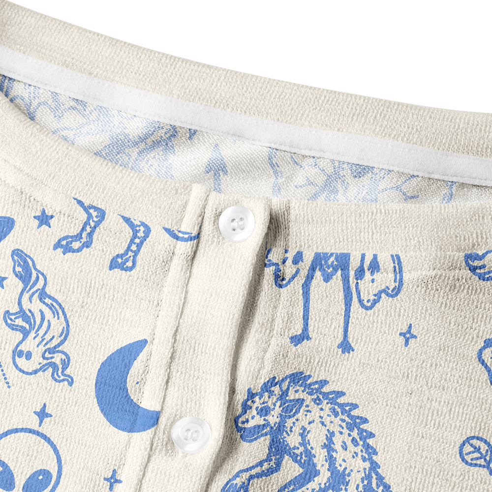 Pagewings Fantasy Bookish Crew Neck Cardigan Sweaters
