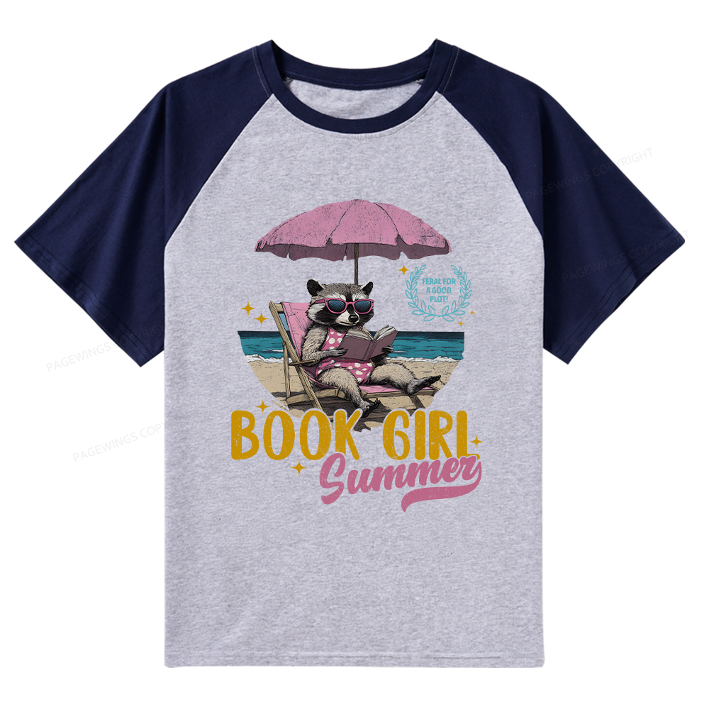 Pagewings Princess Donut Raglan T-shirt