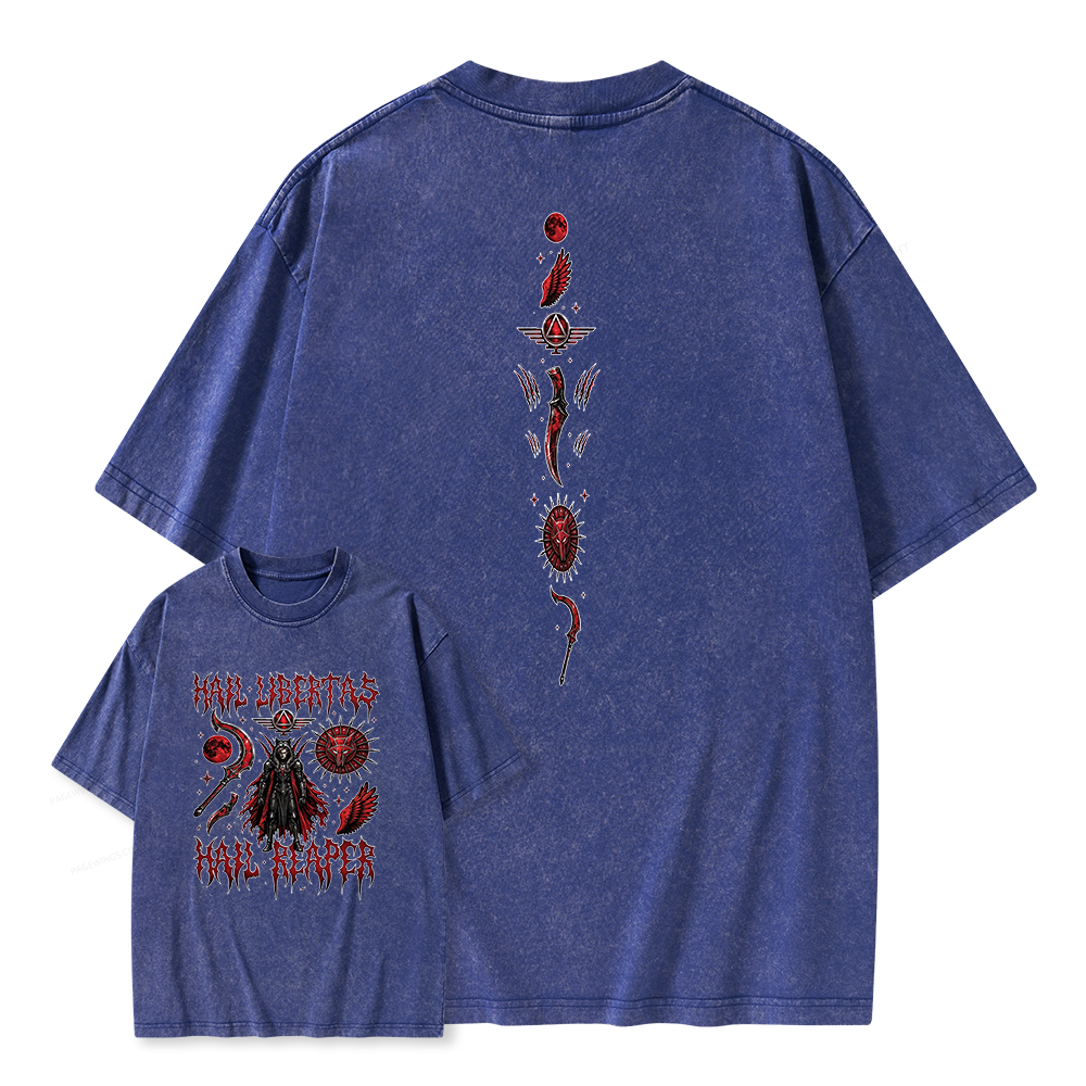 Pagewings Sci Fi Bookish Unisex Washed T-shirt