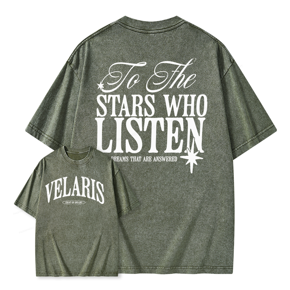 Pagewings Velaris Unisex Washed T-shirt