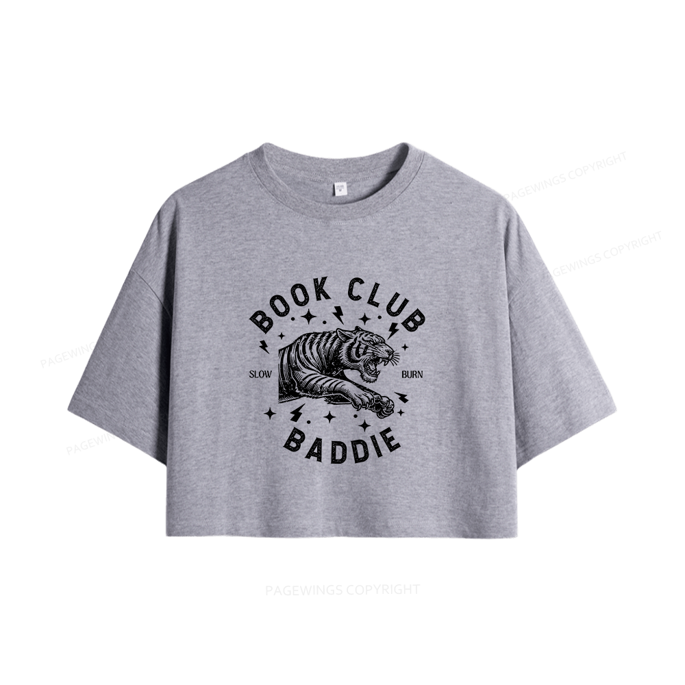 Pagewings Book Club Women Crop Tops