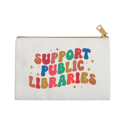 Pagewings Public Library Sweatshirt Pouch
