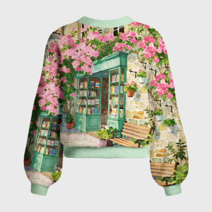 Pagewings Bookstore Women's Cardigan Sweater