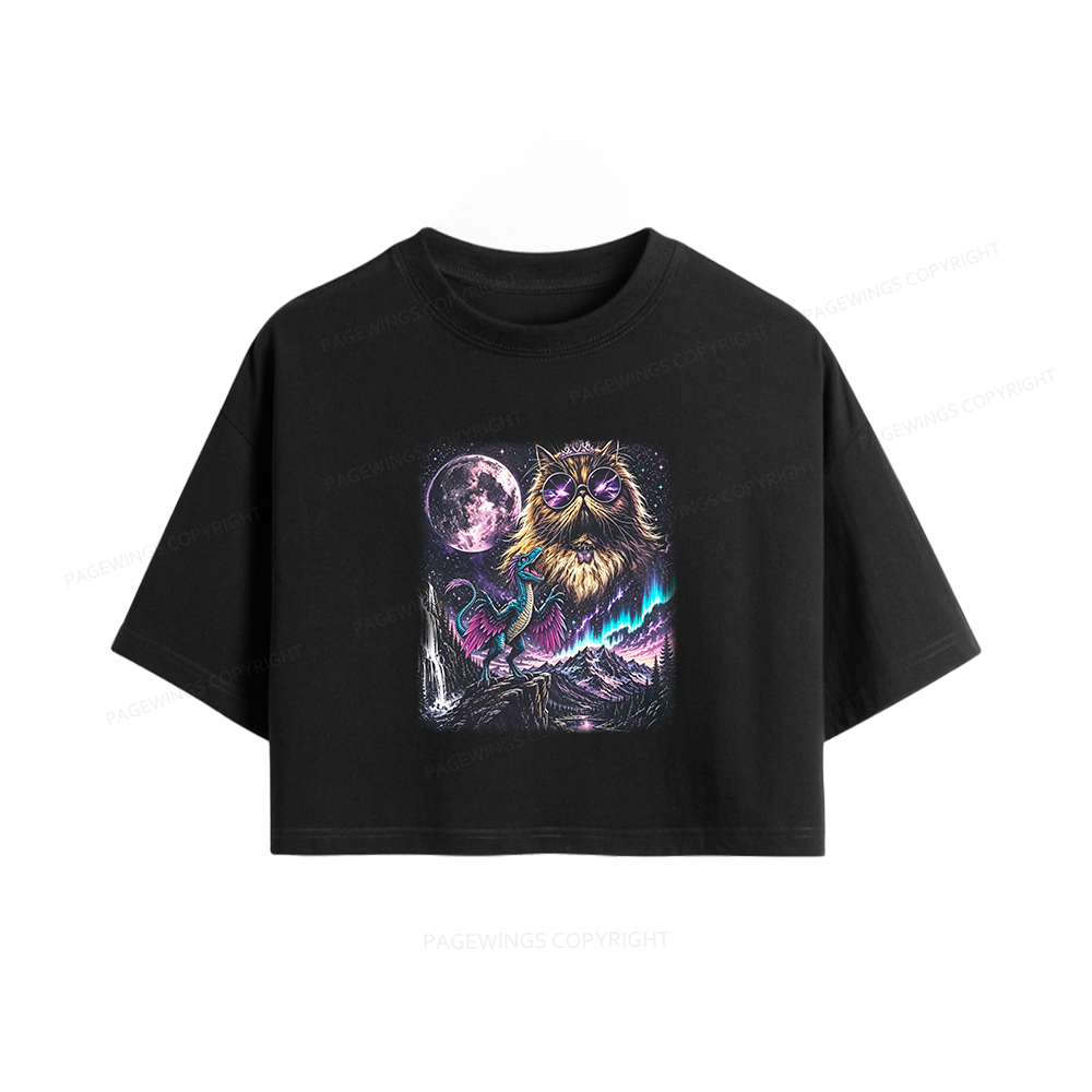 Pagewings Sci Fi Books Lover Women Crop Tops