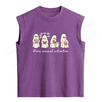 Pagewings Just One More Chapter Women's Washed Tank Top