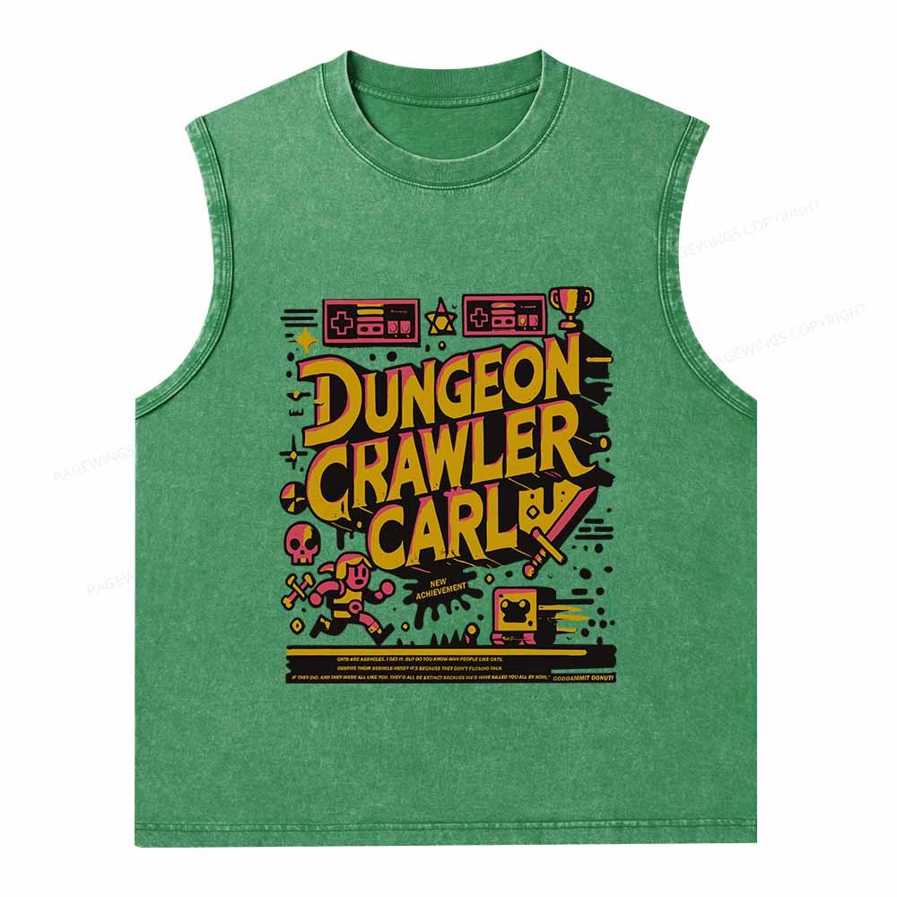 Pagewings Book New Achievement Washed Tank Top